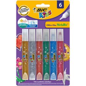 Bic 893269 6'lı Blister Metalik Simli Yapıştırıcı