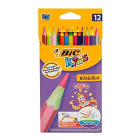 Bic 895789 Evolution Circus 12 Renk Kuru Boya Kalemi