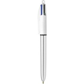 Bic 919380 4 Colours Shıne Gümüş Gövde Tükenmez Kalem