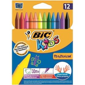 Bic 920299 Plastidecor 12'Li Silinebilir Pastel Boya
