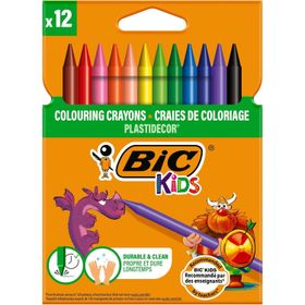 Bic 920299 Plastidecor 12'Li Silinebilir Pastel Boya
