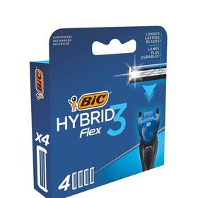 Bic 921180 Flex 3 Hybrid 4lü Kutu Yedek Tıraş Bıçağı Kartuşu