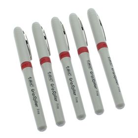 Bic 939347 Kırmızı Grip Konik Uç 0.7 mm Roller Kalem