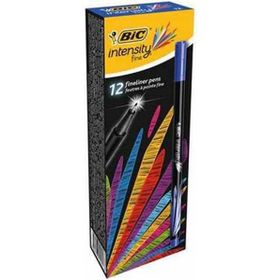 Bic 942070 İntensity Fineline 12'li Mavi Keçe Uçlu Kalem