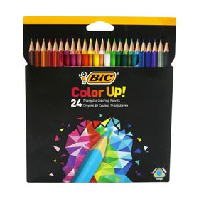 Bic 950528 Color Up 24 Renk Üçgen Kuru Boya