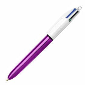 Bic 951351 4 Colours Shıne Mor Gövde Tükenmez Kalem