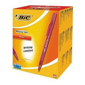 Bic 962667 60 Round Stic Kırmızı Tükenmez Kalem