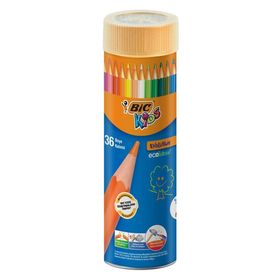 Bic 968491 Evolution 36'lı Çok Renkli Metal Tüp İçerisinde Kuru Boya Kalemi