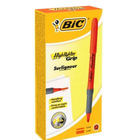 Bic Brite Liner Grip 12'li Kutu Turuncu Fosforlu Kalem
