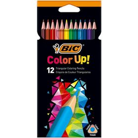 Bic Color Up Üçgen Kalemi 12 Renk Kuru Boya