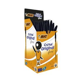 Bic Cristal Fine Siyah 50'li Tükenmez Kalem