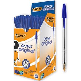 Bic Cristal Medium 50 Adet 3 km Yazma Mavi 1.0 mm Tükenmez Kalem