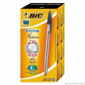 Bic Cristal Medium Siyah Tükenmez Kalem