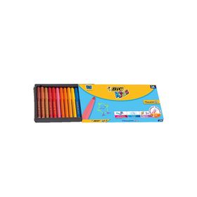 Bic Eco 24 Renk Vısa Yıkanabilir Jumbo Keçeli Boya Kalemi