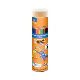 Bic Evolation 24+1 Canlı Renk Metal Tüp Kuru Kalem Seti