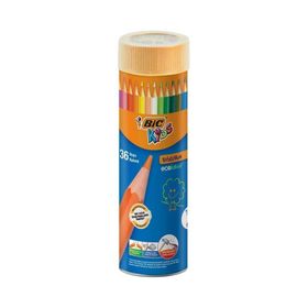 Bic Evolation 36 Canlı Renk Metal Tüp Kuru Kalem Seti