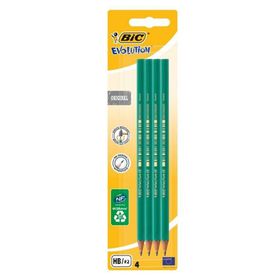Bic Extra Güçlü HB Uç 4'lü Blisterli Kurşun Kalem