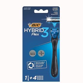 Bic Flex3 Hybrid 3 Bıçaklı 1 Sap 4 Kartuş Tıraş Bıçağı