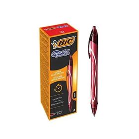 Bic Gelocity Quick Dry Hizli Kuruyan x12 Kırmızı Jel Kalem