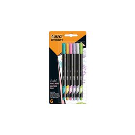 Bic Intensity Pastel Renkler 6'lı Fineliner