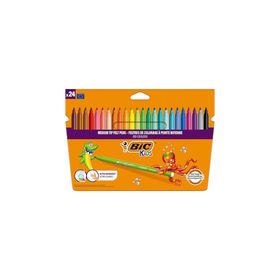 Bic Kid Couleur 24 Canlı Renk Keçeli Kalem