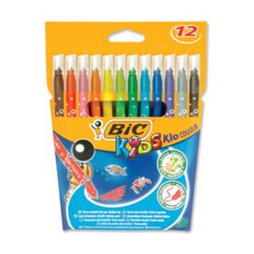 Bic Kids Couleur Ultra Yıkanabilir 12'li Keçeli Boya Kalemi