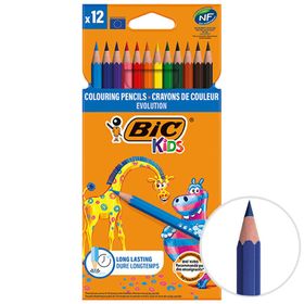 Bic Kids Evolution 82902910 12 Renk Kuru Boya Kalemi