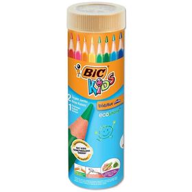 Bic Kids Evolution 958192 Üçgen Jumbo 12'li Metal Tüp Boya Kalemi