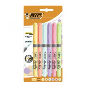 Bic Kids Marking Pastel 6'lı Fosforlu Kalem