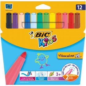 Bic Kids Visacolor Xl 12'li Jumbo Keçeli Kalem