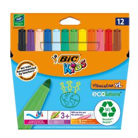 Bic Kids Visacolor Xl 12'li Jumbo Keçeli Kalem