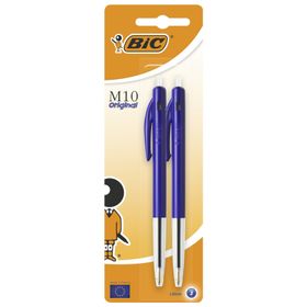 Bic M10 2'li Blister Basmalı Mavi Tükenmez Kalem