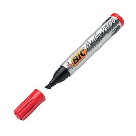 Bic Marker 2300 Kırmızı Kesik Uç