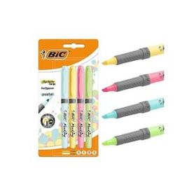 Bic Marking Highlighter Grip Neon Renkler 4'lü Fosforlu Kalem