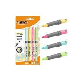 Bic Marking Highlighter Grip Neon Renkler 4'lü Fosforlu Kalem