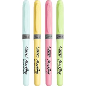 Bic Marking Highlighter Grip Pastel 4 Renk Fosforlu Kalem