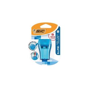 Bic Maxi Elips Kapaklı 2'li Blister Mavi Jumbo ve Klasik Kalemtıraş