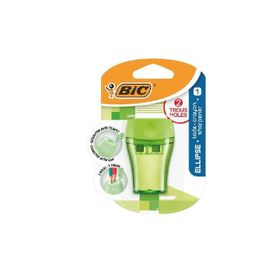 Bic Maxi Elips Kapaklı 2'li Blister Yeşil Jumbo ve Klasik Kalemtıraş