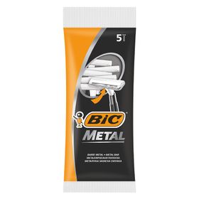 Bic Metal Tek Bıçaklı Kullan-At 5'li Tıraş Bıçağı
