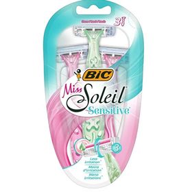 Bic Miss Soleil Sensitive 3 Bıçaklı Tıraş Bıçağı 3'lü Paket
