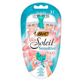 Bic Miss Soleil Sensitive Aqua 3 Bıçaklı Tıraş Bıçağı 3'lü Paket