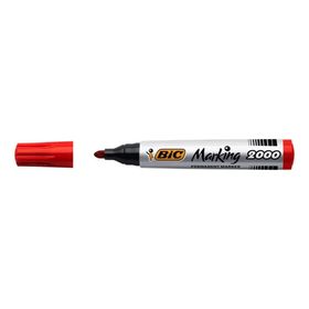 Bic Permanent 2000 Kırmızı Yuvarlak Uçlu Markör