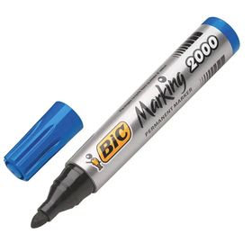 Bic Permanent 2000 Mavi Yuvarlak Uçlu Markör