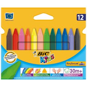 Bic Plastidecor 8297732 Elleri Kirletmeyen Üçgen 12'li Pastel Boya