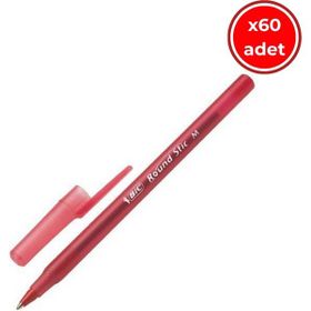 Bic Round Stic 60 Adet Kırmızı 1.0 mm Yağ Bazlı Tükenmez Kalem
