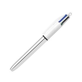 Bic Shine 4 Renkli Gümüş Tükenmez Kalem