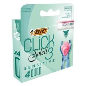Bic Soleil Click Sensitive 4'lü Yedek Kadın Tıraş Bıçağı Yedek Kartuş