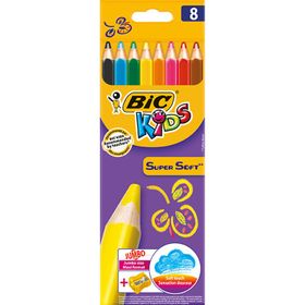 Bic Supersoft 8'li Kuru Boya Kalemi