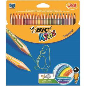 Bic Tropicolors 24 Renk Kuru Boya Kalemi