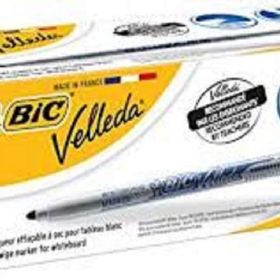 Bic Velleda 1721 Beyaz Siyah 24'lü Kutu Çocuk Tahta Kalemi